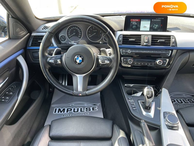 BMW 4 Series, 2016, Бензин, 3 л., 65 тыс. км, Купе, Синий, Киев 47119 фото