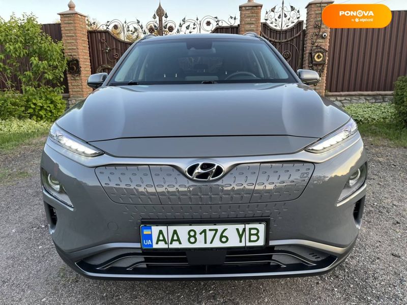 Hyundai Kona Electric, 2020, Електро, 40 тис. км, Позашляховик / Кросовер, Сірий, Київ Cars-Pr-66125 фото