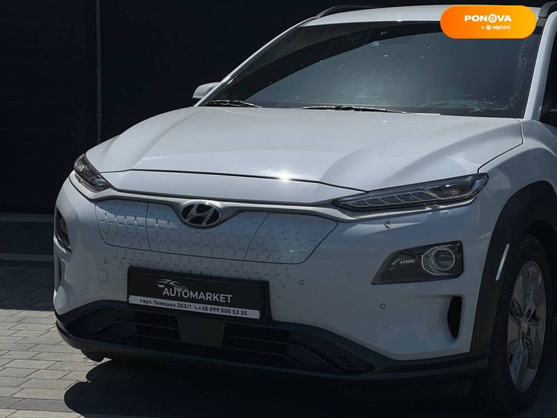 Hyundai Kona, 2019, Електро, 22 тис. км, Позашляховик / Кросовер, Білий, Івано-Франківськ 53115 фото