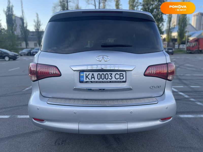 Infiniti QX80, 2014, Газ пропан-бутан / Бензин, 5.55 л., 179 тис. км, Позашляховик / Кросовер, Сірий, Київ Cars-Pr-65039 фото