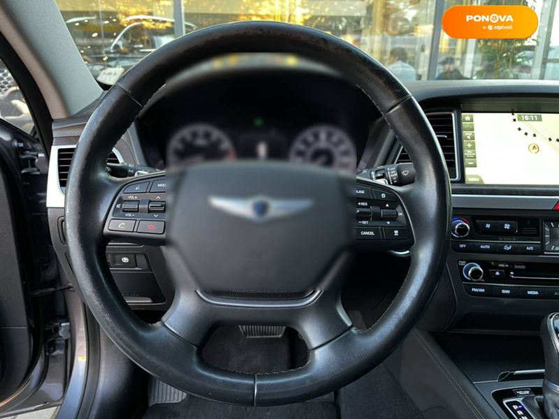 Hyundai Genesis, 2014, Бензин, 3.78 л., 130 тис. км, Седан, Сірий, Одеса 14643 фото
