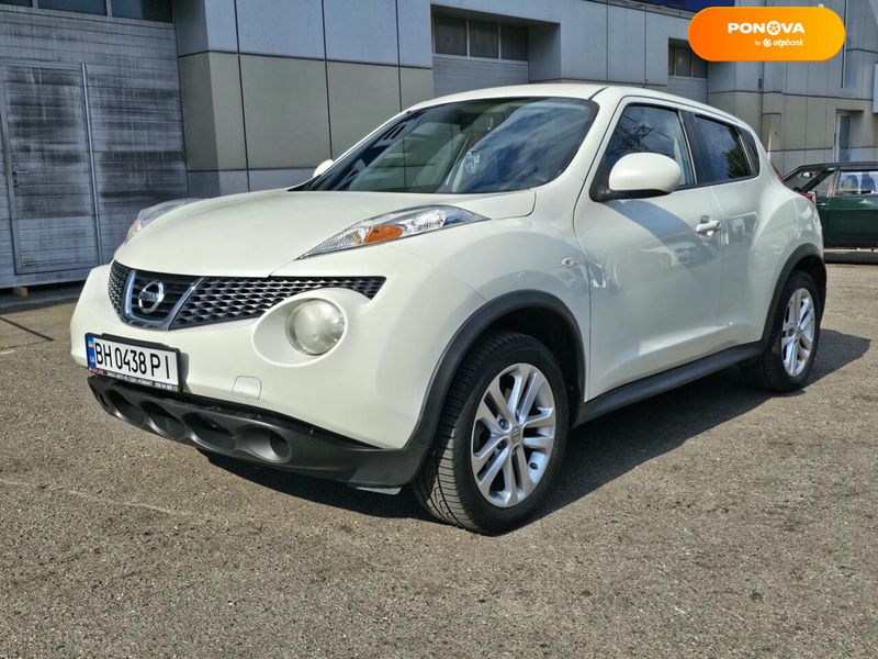 Nissan Juke, 2012, Бензин, 1.62 л., 126 тис. км, Позашляховик / Кросовер, Білий, Одеса 110219 фото