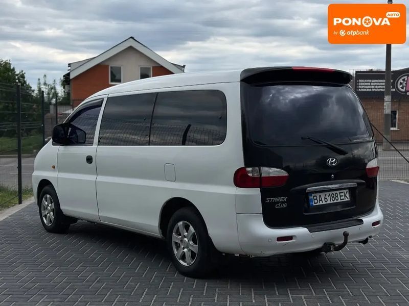 Hyundai H-1, 2005 р., Дизель, 207 тис. км, Мікровен, Білий, Кропивницький (Кіровоград) AT-10418533 фото