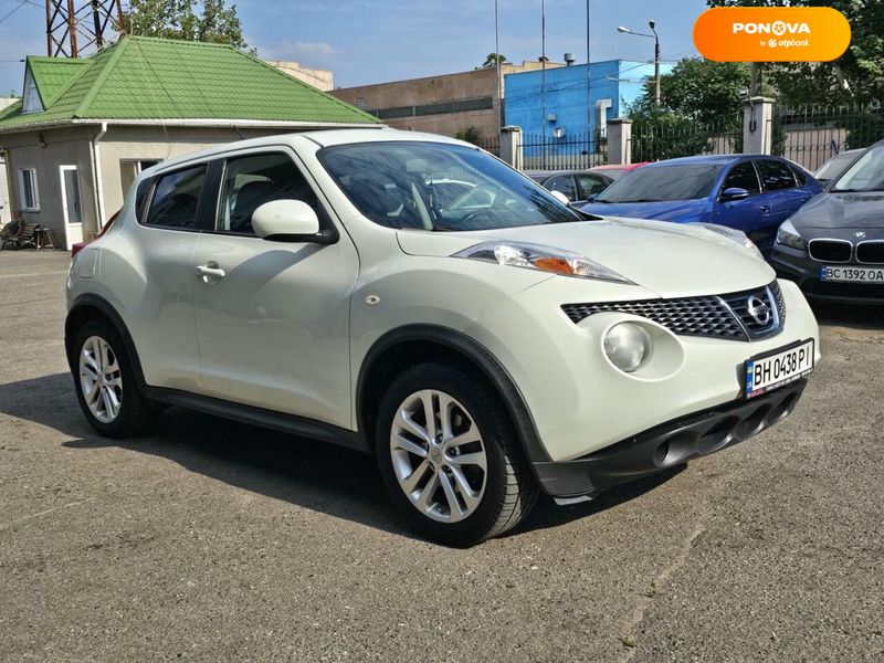 Nissan Juke, 2012, Бензин, 1.62 л., 126 тис. км, Позашляховик / Кросовер, Білий, Одеса 110219 фото