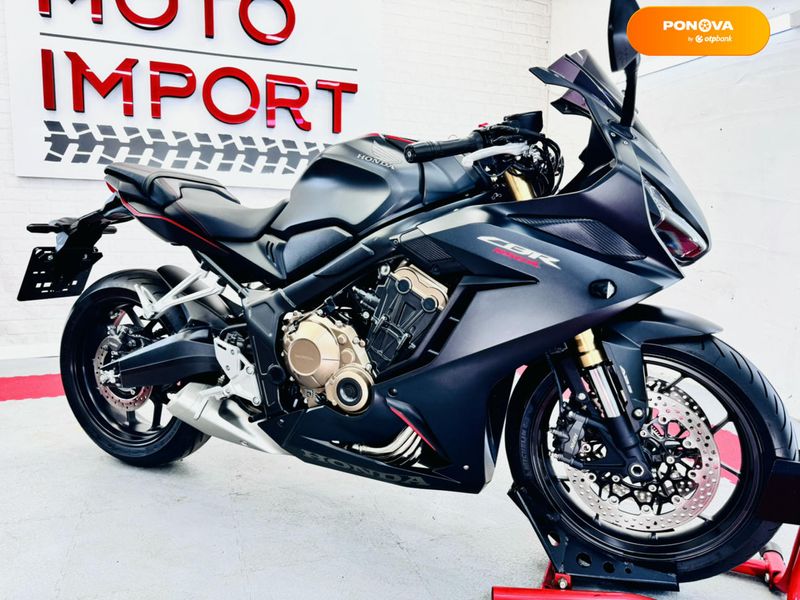 Honda CBR 650R, 2019, Бензин, 650 см³, 19 тис. км, Спортбайк, Чорный, Одесса moto-199496 фото