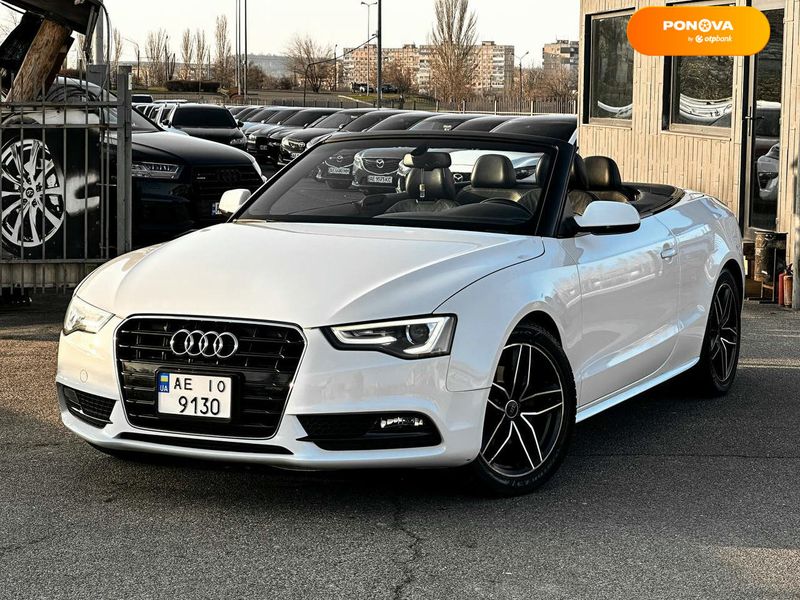 Audi A5, 2013, Бензин, 2 л., 129 тыс. км, Кабриолет, Белый, Кривой Рог 108292 фото