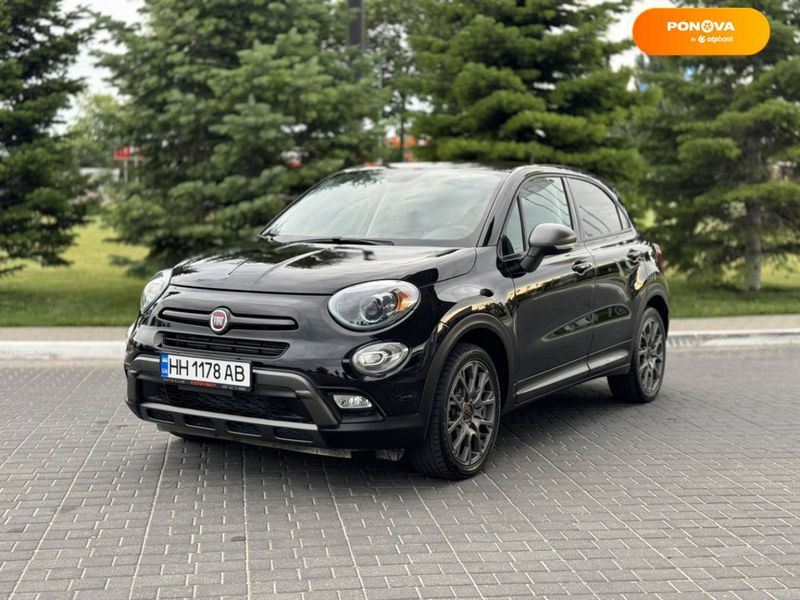 Fiat 500X, 2017, Бензин, 2.4 л., 134 тис. км, Позашляховик / Кросовер, Чорний, Одеса 102159 фото