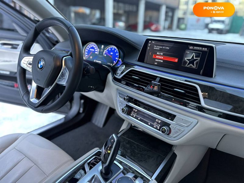 BMW 7 Series, 2017, Бензин, 2.98 л., 149 тыс. км, Седан, Чорный, Львов 44200 фото