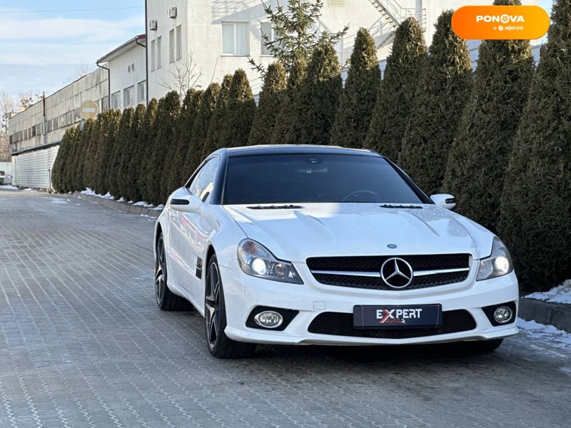 Mercedes-Benz SL-Class, 2005, Бензин, 5 л., 147 тис. км, Родстер, Білий, Львів 16580 фото