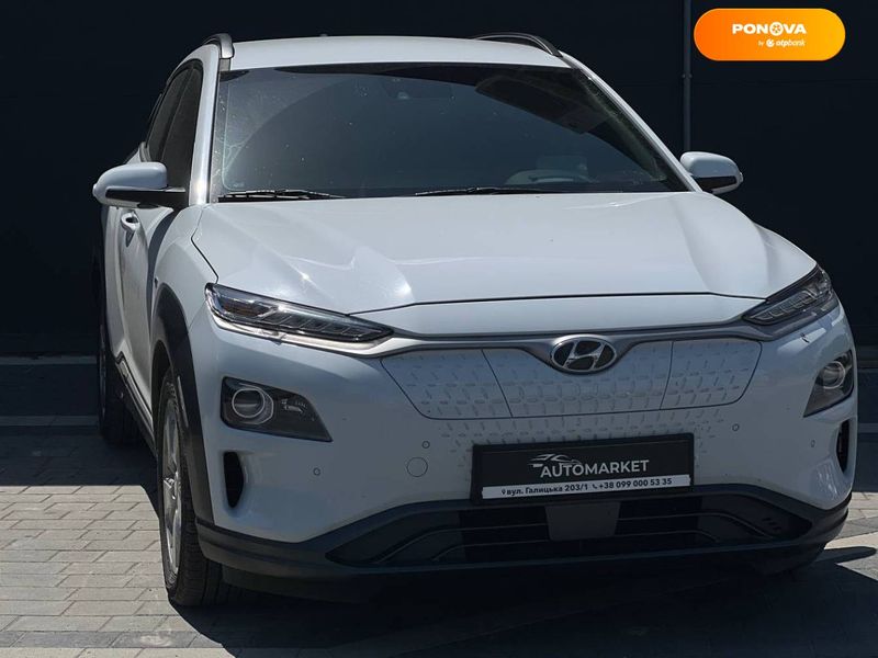 Hyundai Kona, 2019, Електро, 22 тис. км, Позашляховик / Кросовер, Білий, Івано-Франківськ 53115 фото