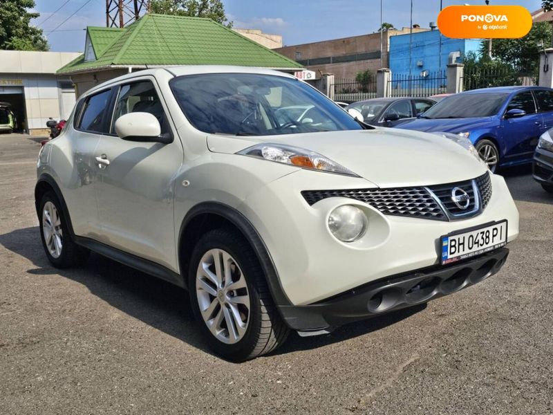 Nissan Juke, 2012, Бензин, 1.62 л., 126 тис. км, Позашляховик / Кросовер, Білий, Одеса 110219 фото