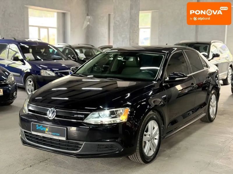 Volkswagen Jetta, 2013 р., Гібрид (HEV), 246 тис. км, Седан, Чорний, Кам'янське (Дніпродзержинськ) AT-10418491 фото