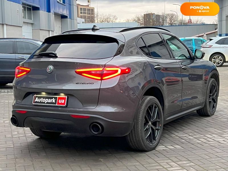 Alfa Romeo Stelvio, 2018, Бензин, 2 л., 26 тыс. км, Внедорожник / Кроссовер, Серый, Одесса 43315 фото