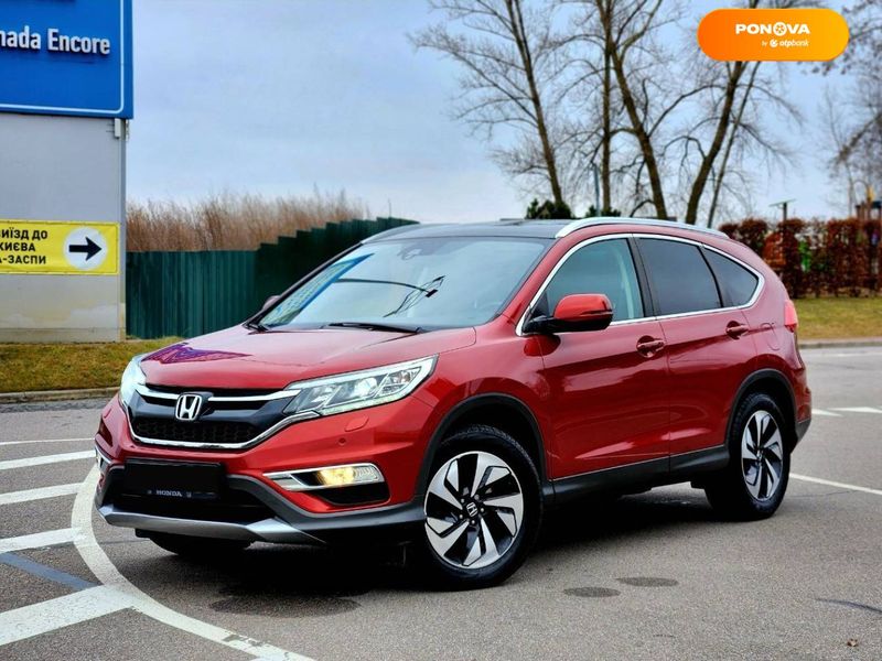 Honda CR-V, 2016, Дизель, 1.6 л., 168 тис. км, Позашляховик / Кросовер, Червоний, Київ 21978 фото