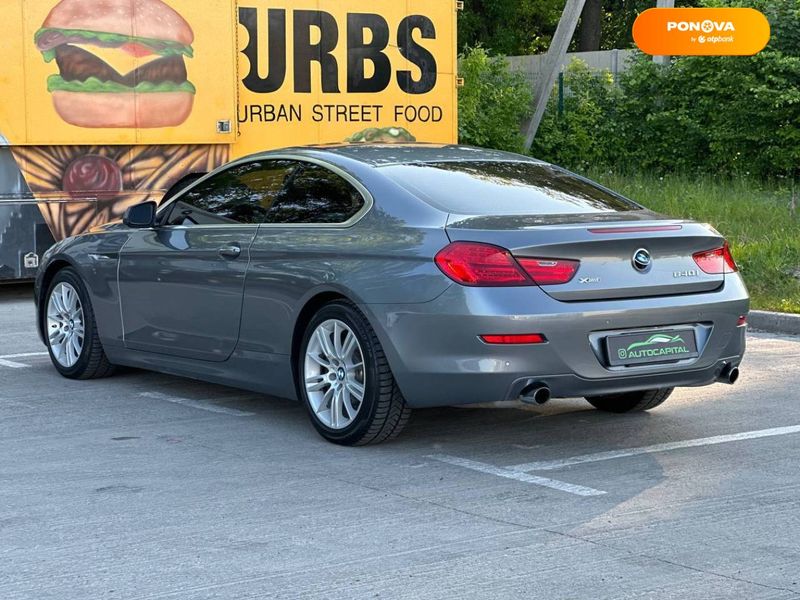 BMW 6 Series, 2014, Бензин, 2.98 л., 229 тыс. км, Купе, Серый, Киев 49815 фото