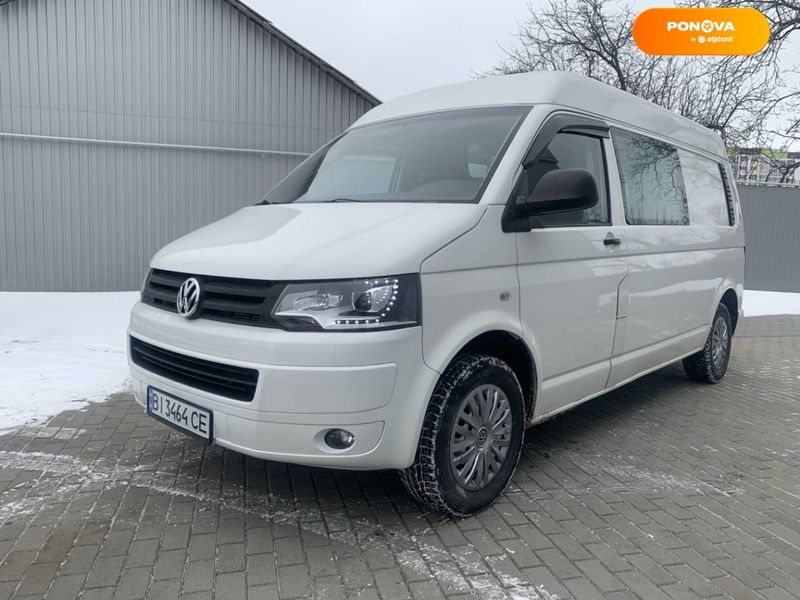 Volkswagen Transporter, 2011, Дизель, 342 тыс. км, Вантажний фургон, Белый, Полтава 40959 фото