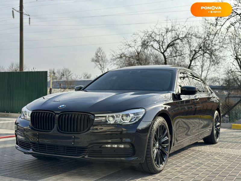 BMW 7 Series, 2017, Бензин, 2.98 л., 149 тыс. км, Седан, Чорный, Львов 44200 фото