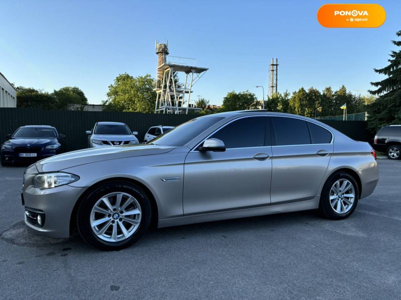 BMW 5 Series, 2015, Бензин, 2 л., 190 тис. км, Седан, Сірий, Львів Cars-Pr-68054 фото