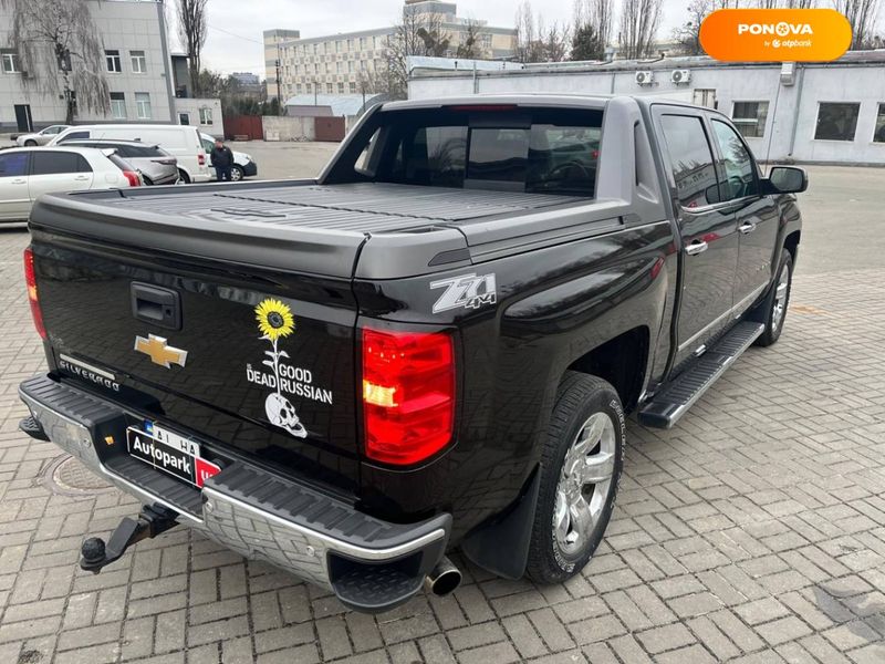 Chevrolet Silverado, 2018, Бензин, 5.3 л., 82 тис. км, Пікап, Чорний, Київ 42841 фото