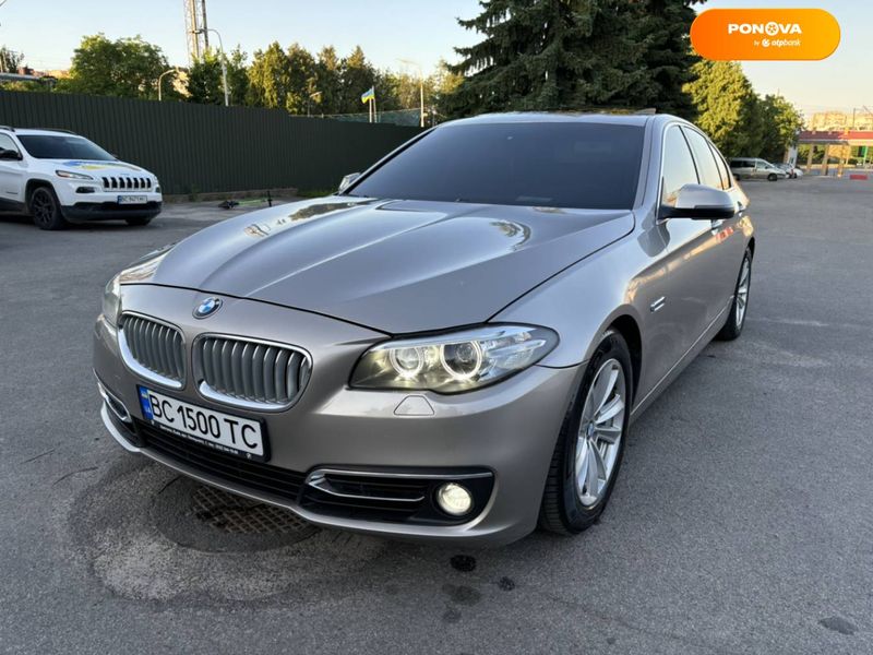 BMW 5 Series, 2015, Бензин, 2 л., 190 тыс. км, Седан, Серый, Львов Cars-Pr-68054 фото