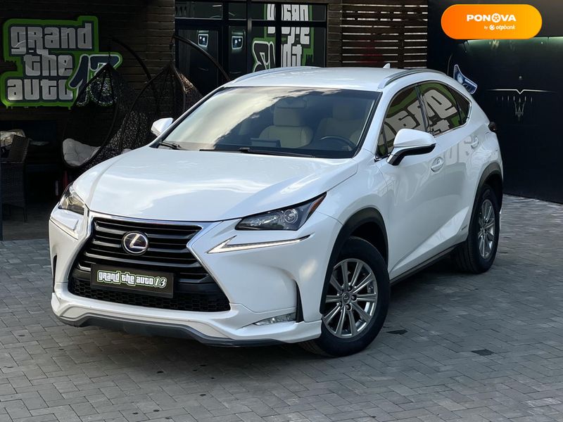 Lexus NX, 2016, Гібрид (HEV), 2.49 л., 186 тис. км, Позашляховик / Кросовер, Білий, Київ 101129 фото