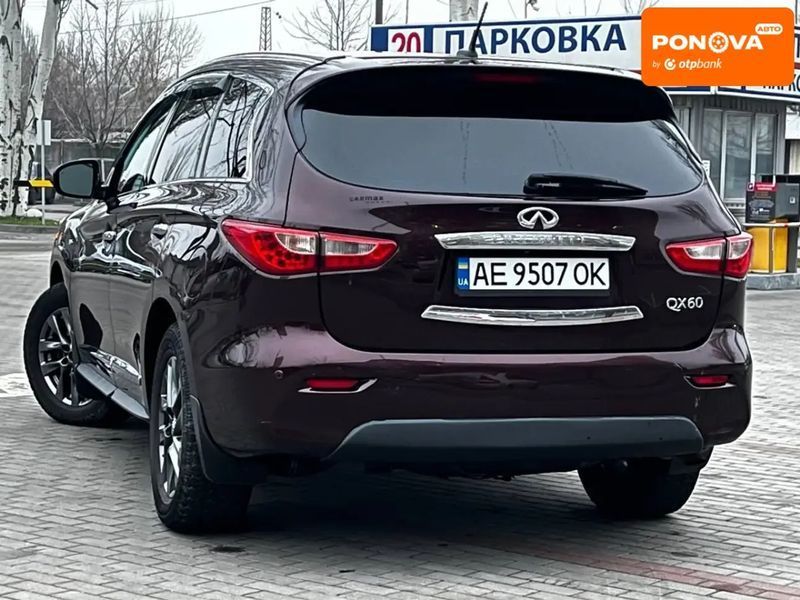 Infiniti QX60, 2013 г., Газ пропан-бутан / Бензин, 185 тыс. км, Внедорожник / Кроссовер, Коричневый, Днепр (Днепропетровск) AT-10406490 фото