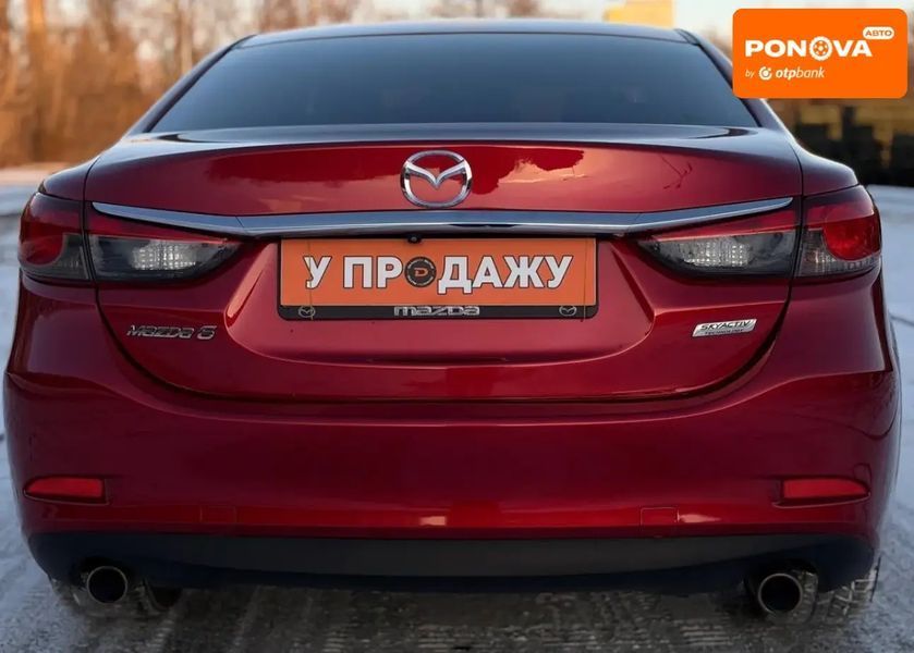 Mazda 6, 2013 р., Бензин, 189 тис. км, Седан, Червоний, Дніпро (Дніпропетровськ) AT-10409180 фото
