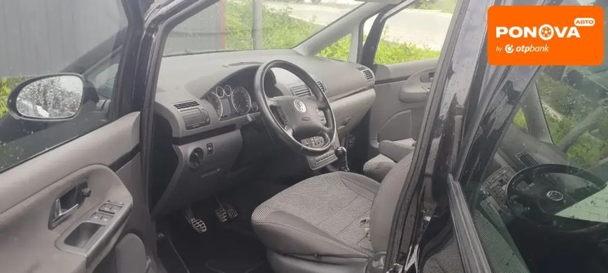 Volkswagen Sharan, 2007 г., Бензин, 205 тыс. км, Универсал, Чорный, Тлумач AT-10402180 фото