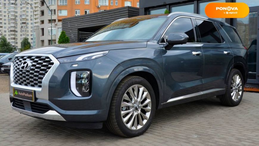 Hyundai Palisade, 2019, Бензин, 3.78 л., 73 тис. км, Позашляховик / Кросовер, Сірий, Київ 43582 фото