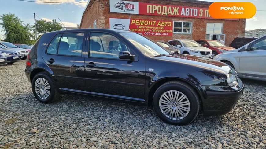 Volkswagen Golf, 2002, Бензин, 1.6 л., 245 тис. км, Хетчбек, Чорний, Сміла 110946 фото