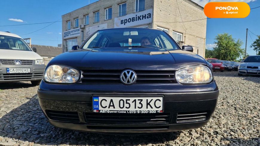 Volkswagen Golf, 2002, Бензин, 1.6 л., 245 тис. км, Хетчбек, Чорний, Сміла 110946 фото