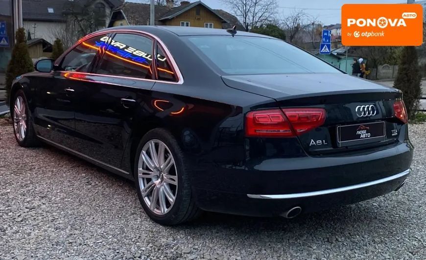 Audi A8, 2013 г., Дизель, 191 тыс. км, Седан, Чорный, Ивано Франковск AT-10404710 фото