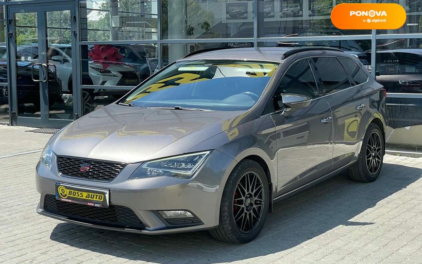 SEAT Leon, 2015, Дизель, 1.6 л., 174 тыс. км, Универсал, Серый, Ивано Франковск 98096 фото