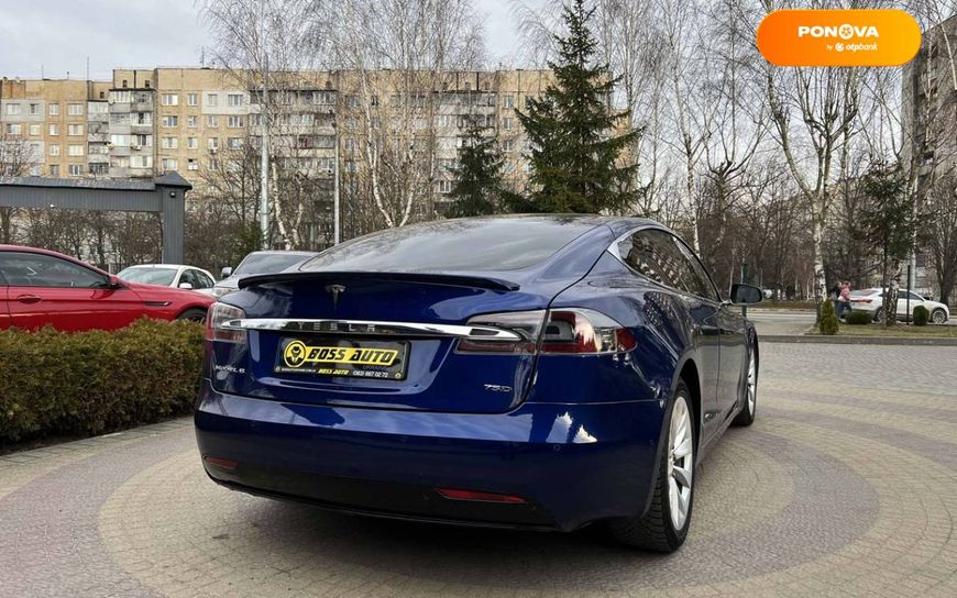 Tesla Model S, 2016, Електро, 158 тис. км, Ліфтбек, Синій, Львів 32941 фото