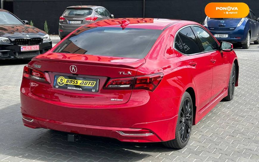 Acura TLX, 2017, Бензин, 3.47 л., 90 тис. км, Седан, Червоний, Чернівці 38704 фото