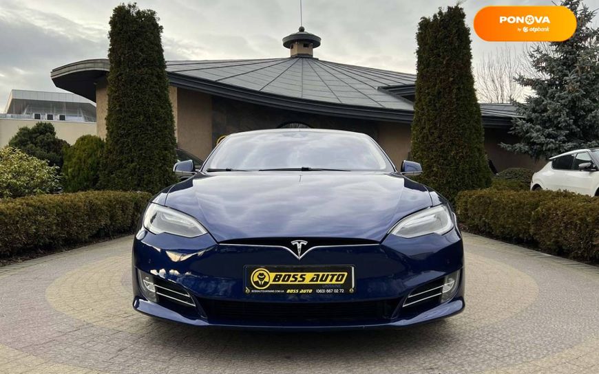 Tesla Model S, 2016, Електро, 158 тыс. км, Лифтбек, Синий, Львов 32941 фото