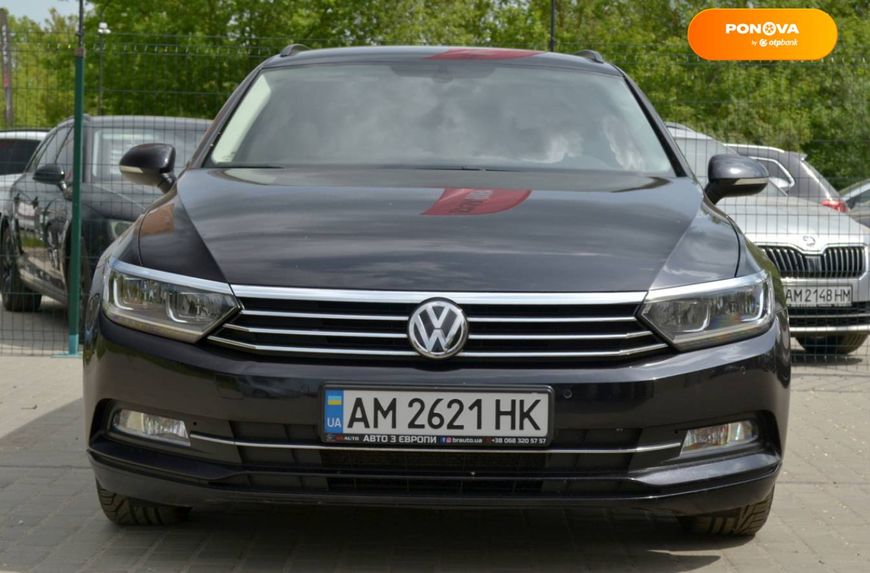 Volkswagen Passat, 2018, Дизель, 1.6 л., 215 тис. км, Універсал, Чорний, Бердичів 43046 фото