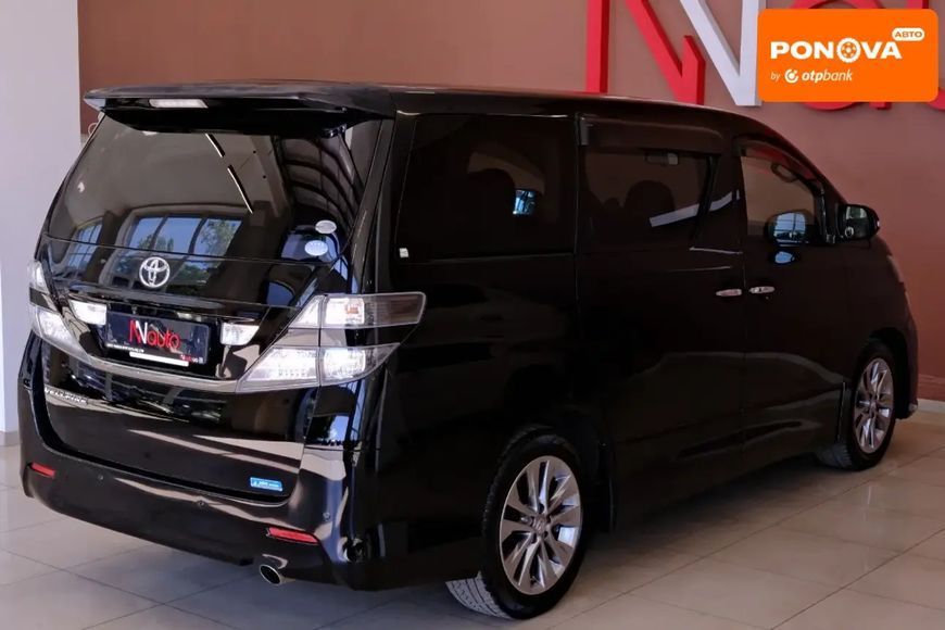Toyota Vellfire, 2011 р., Газ пропан-бутан / Бензин, 157 тис. км, Мінівен, Чорний, Одеса AT-10417485 фото