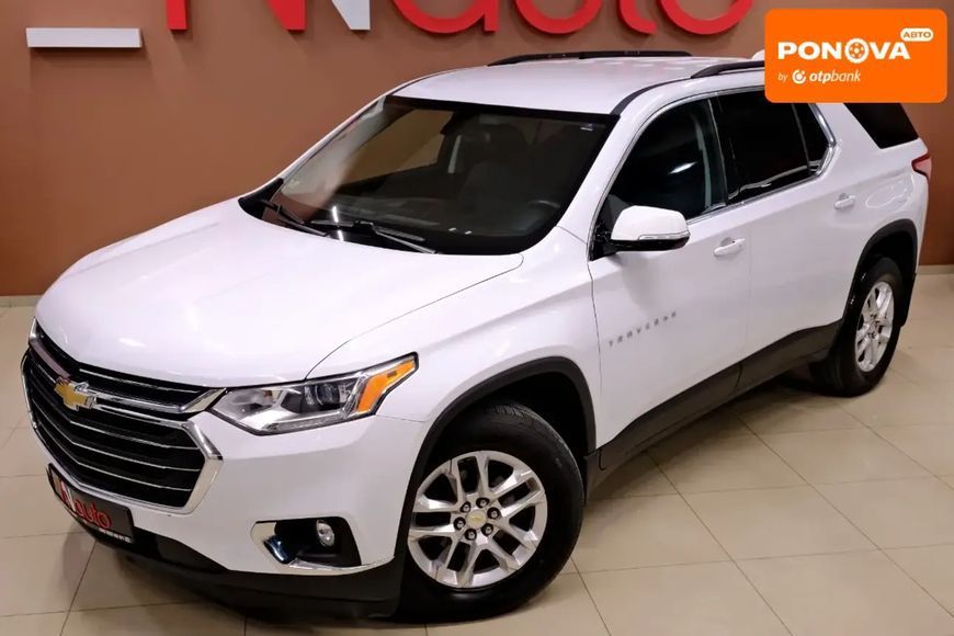 Chevrolet Traverse, 2019 г., Бензин, 93 тыс. км, Внедорожник / Кроссовер, Белый, Одесса AT-10411621 фото