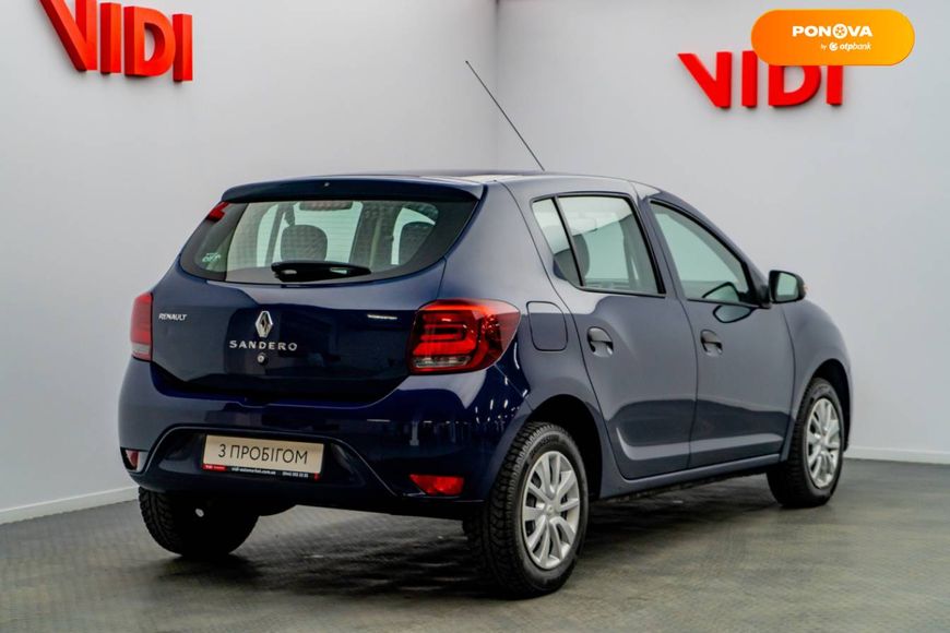 Renault Sandero, 2019, Дизель, 1.5 л., 102 тыс. км, Хетчбек, Синий, Киев 38756 фото