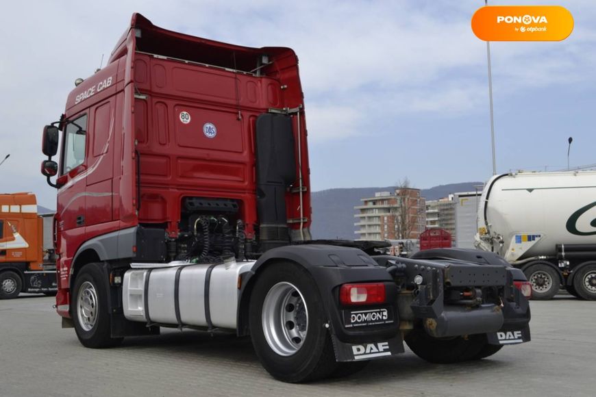 DAF XF, 2015, Дизель, 12.9 л., 1020 тис. км, Тягач, Червоний, Хуст 40890 фото