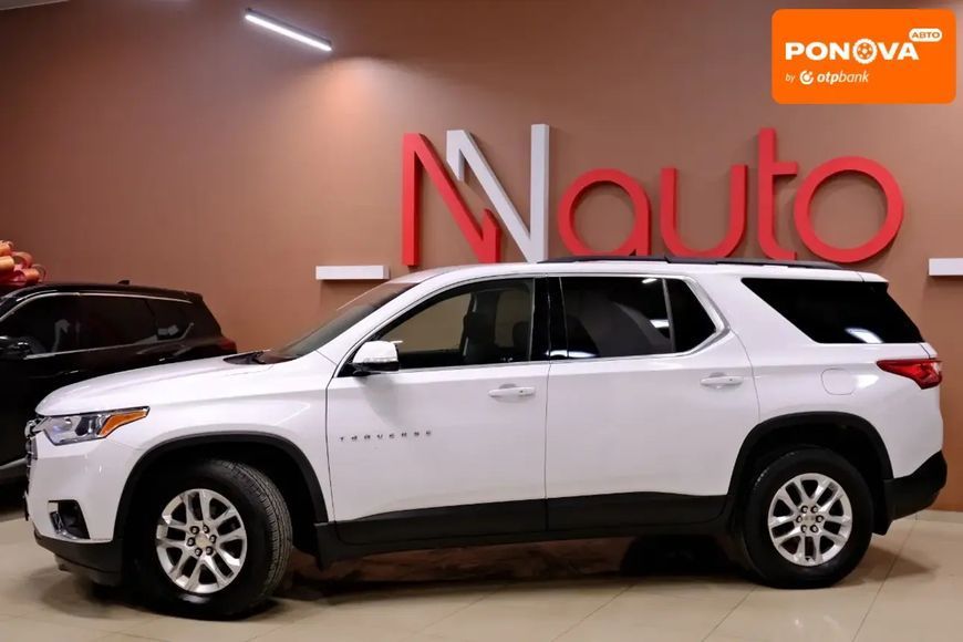 Chevrolet Traverse, 2019 г., Бензин, 93 тыс. км, Внедорожник / Кроссовер, Белый, Одесса AT-10411621 фото