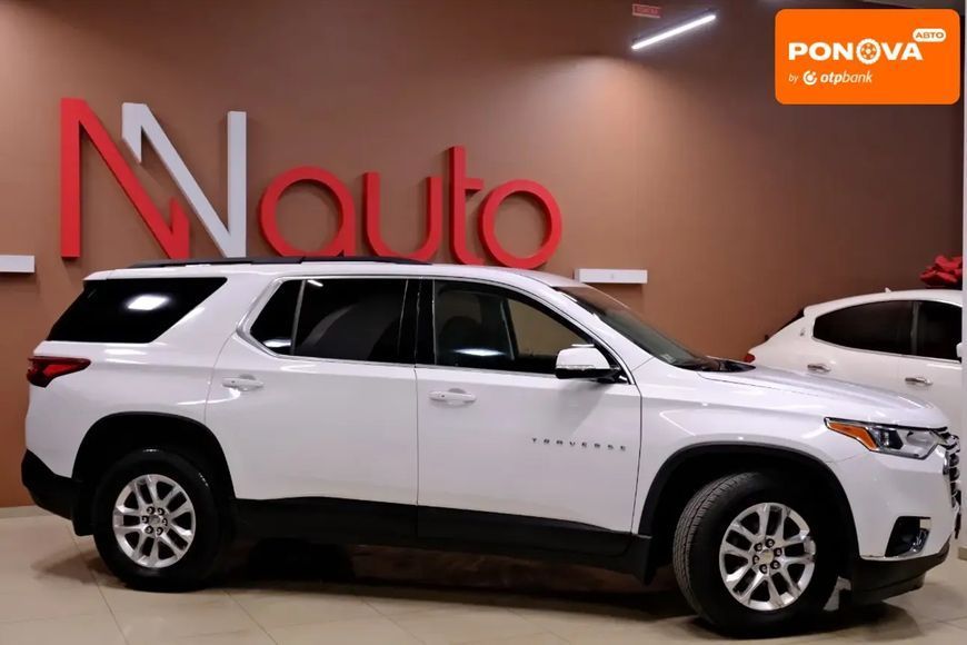Chevrolet Traverse, 2019 г., Бензин, 93 тыс. км, Внедорожник / Кроссовер, Белый, Одесса AT-10411621 фото