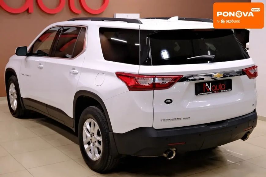 Chevrolet Traverse, 2019 г., Бензин, 93 тыс. км, Внедорожник / Кроссовер, Белый, Одесса AT-10411621 фото