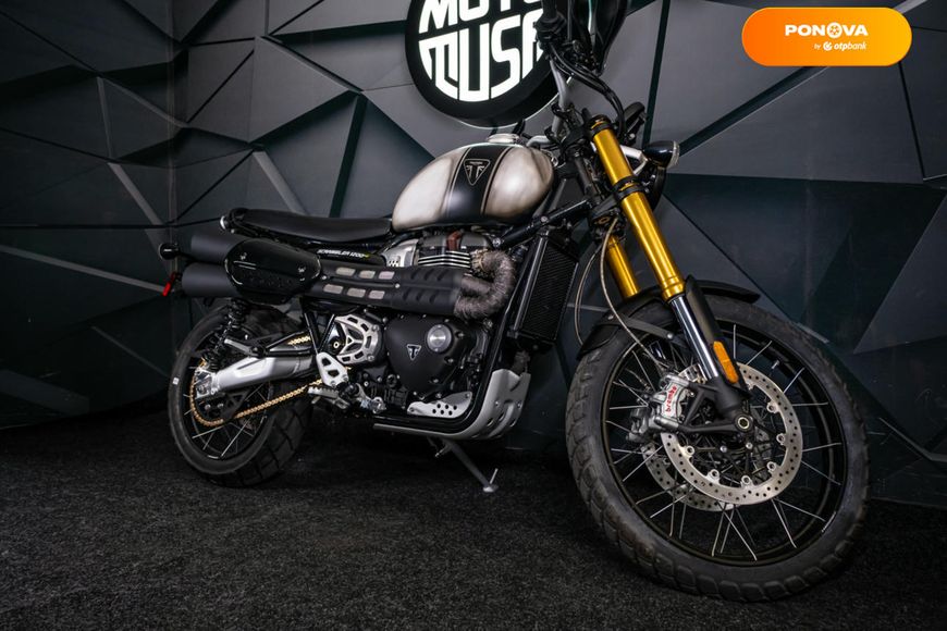 Triumph Scrambler, 2022, Бензин, 1200 см³, 2 тис. км, Скремблер, Чорний, Київ moto-37948 фото