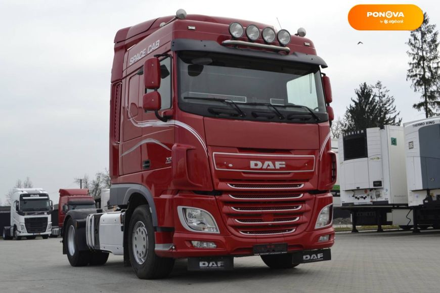 DAF XF, 2015, Дизель, 12.9 л., 1020 тис. км, Тягач, Червоний, Хуст 40890 фото