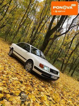 Audi 100, 1991 г., Газ пропан-бутан / Бензин, 286 тыс. км, Седан, Белый, Яготин AT-10411547 фото