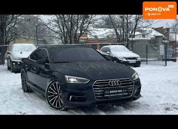 Audi A5, 2018 г., Бензин, 89 тыс. км, Седан, Чорный, Полтава AT-10410341 фото