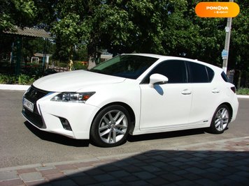 Lexus CT, 2015, Гібрид (HEV), 1.8 л., 163 тис. км, Хетчбек, Білий, Одеса Cars-Pr-217835 фото