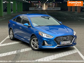 Hyundai Sonata, 2017, Бензин, 51 тис. км, Седан, Синій, Київ 280353 фото